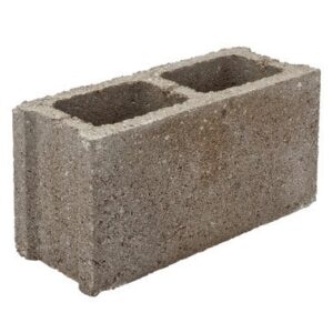 BLOQUE DE HORMIGÓN GRIS 40X20X10 CM