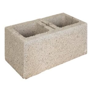 BLOQUE DE HORMIGÓN GRIS 39X19X19 CM